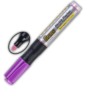 Akrilik Marker Yuvarlak Uç 1 Adet Brons Akrilik Markör Metal Seramik Ahşap Kumaş Tuval Cam Taş