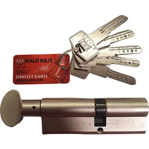 Kale 164BME Bilyalı Mandallı Silindir-Çelik Pimli-Nikel ( 90MM-35+10+45 )