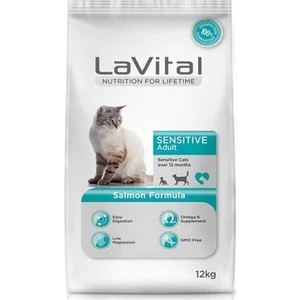 Lavital Sensitive Somonlu Yetişkin Kedi Maması 12 kg