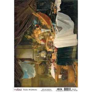 Natürmort Koleksiyonu SL015 - Pirinç Dekopaj 30*42 cm