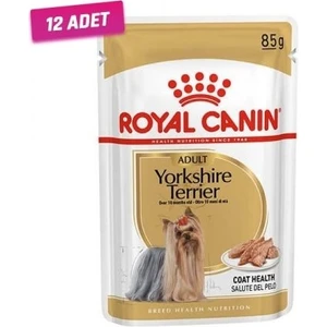 12 Adet - Royal Canin Yorkshire Terrier Adult Pouch Köpek Maması 85 gr