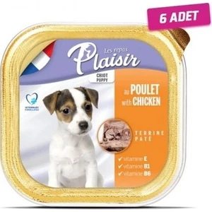 6 Adet - Plaisir Tahılsız Puppy Tavuklu Ezme Yavru Köpek Konservesi 150 gr