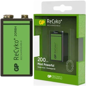 Gp Recyko 9 Volt 200 Mah Nı-Mh Şarjlı Pil 20R8H-2E1-(GPRHV208R075)