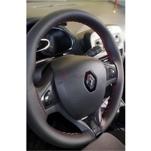 Gürler Oto Kılıf ve Aksesuar Renault Symbol 2013+ Dikme Direksiyon Kılıfı Kırmızı Ipli (11CM)