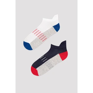 Mix Blue Basic 2li Patik Çorap