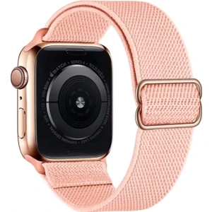 Apple Watch Uyumlu Saat Bandı ( 42-44-45 Mm)Ayarlanabilir Tokalı Elastik Rahat Şık Kordon