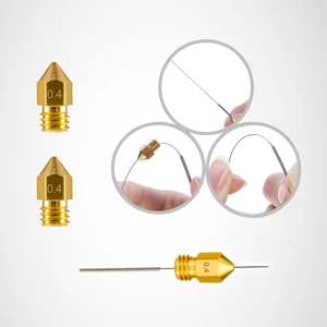 3D Mk8 Nozzle 0,4 mm ve Temizleme Iğnesi