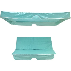 Vip Home Concept Bahçe Salıncağı Minder Kılıfı 2 Kişilik (Süngerli)Vip Minder-Su Yeşili Kırçıllı