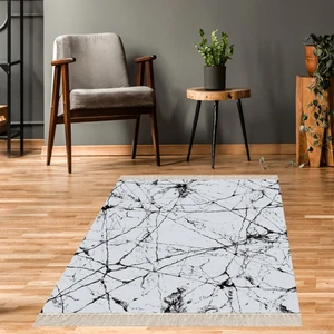Bona Fortuna Mermer Desenli Dijital Baskı Yıkanabilir Kaymaz Taban Salon Halı ve Yolluk