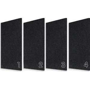 Fakir Vigor Plus Uyumlu 4lü Paket Extra Aktif Karbon Koku Giderme Keçe