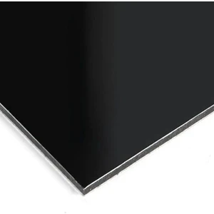 Siyah Alüminyum Kompozit Levha Alikobant Siyah Kompozit Levha