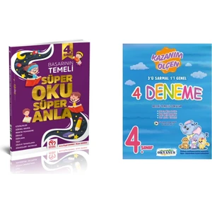 Model Eğitim Yayıncılık 4. Sınıf Süper Oku Anla - Okyanus Yayınları 4'lü Deneme