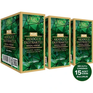 Ukko Aksöğüt Ekstraktlı Plus Masaj Kremi 3'lü