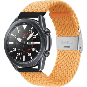 22Mm Evrensel Naylon Kayış Z Siyah Gri (Yurt Dışından)