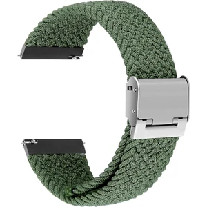 22Mm Evrensel Naylon Kayış Z Siyah Gri (Yurt Dışından)