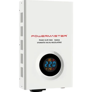 Powermaster SLIM-1000 Otomatik 1000 Watt Voltaj Regülatörü 1000VA (Kombi Regülatörü)