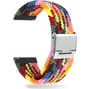 22Mm Evrensel Naylon Kayış Z Siyah Gri (Yurt Dışından)