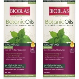 Botanic Oils Isırgan Yağı Şampuan 360 ml x 2 Adet