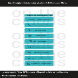 Bona Fortuna Limon Desenli Dijital Baskılı Kaymaz Taban Yıkanabilir Leke Tutmaz Mutfak Halısı