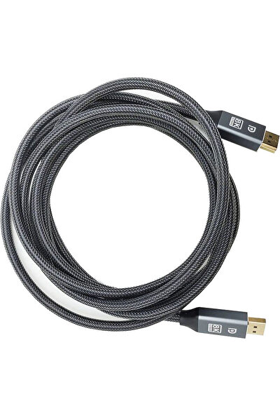 8k display port erkek erkek örgülü kablo DP kablo 2m