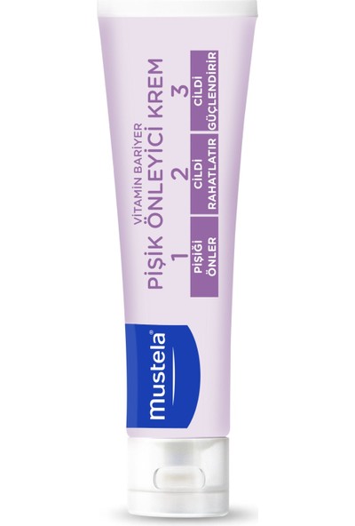 Mustela Vitamin Barrier 1 - 2 - 3 Cream - Bebek Pişik Kremi 50 ml
