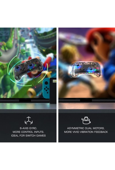 GameSir Windows Pc/ Android/ios/ Switch Için Gamesir T4 Mini Oyun Denetleyicisi, Çift Titreşimli (Yurt Dışından)