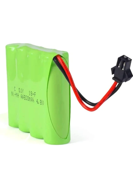 4.8V 800 Mah Siyah Soketli Oyuncak Batarya ve USB Şarj Cihazı