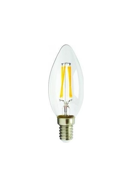4W LED Filament Buji Ampul E-14 3200K CT-4066