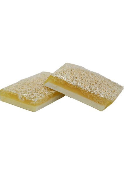 El Yapımı Doğal Kabak Lifli Limon Sabunu 110 gr