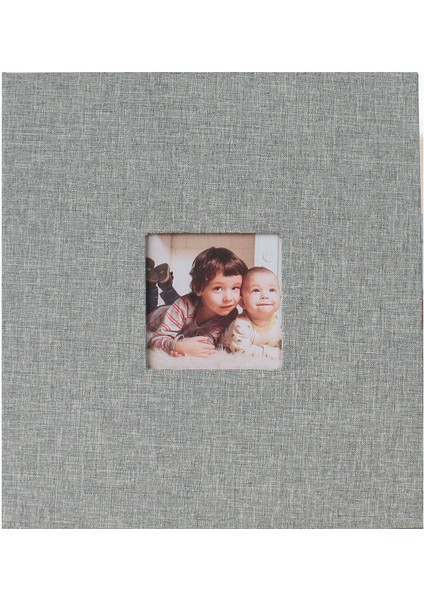 10 Inç 20 Sayfa / 40P Kumaş Fotoğraf Albümü Kırmızı (Yurt Dışından)