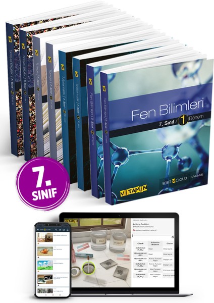 7. Sınıf Tüm Dersler Konu Anlatım Seti 8 Kitap + Benzersiz Dijital Dünya