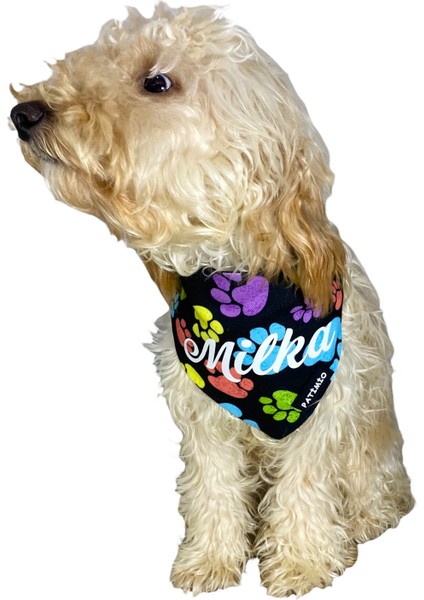 Isimli Paws Tasma Fular Bandana modelleri