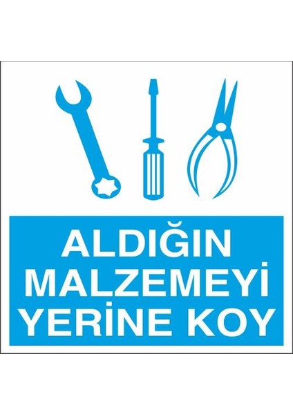 25x35 Pvc Aldığın Malzemeyi Yerine Koy