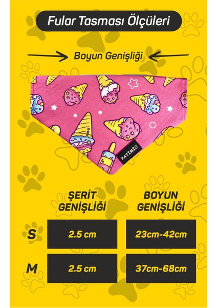 Isimli Donuts Tasma Fular Bandana indirimleri