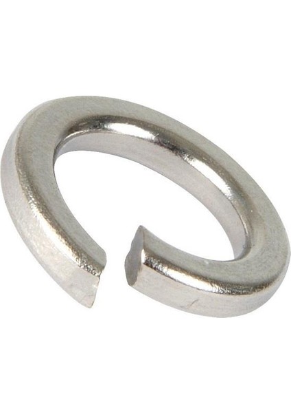 M16 Dın 127 Yaylı Rondela Beyaz 5 Li Paket