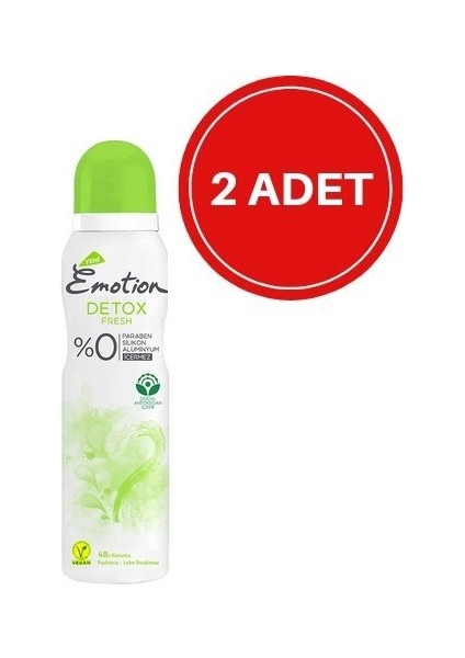 Deodorant Bayan Detox Fresh 150 ml x 2