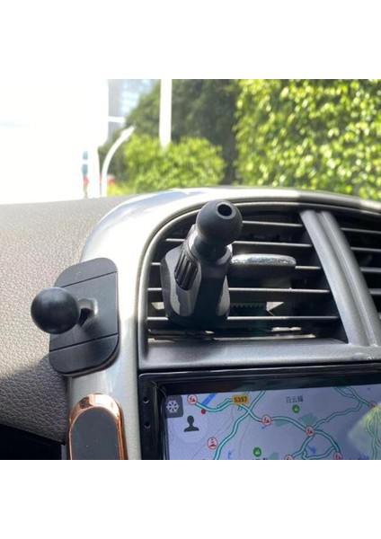 F Fityle Evrensel Araba Hava Firar Klip Ortak Top Adaptörü Telefon Tutucu Standı Anti-Shake Siyah - 13MM(Yurt Dışından) indirimleri