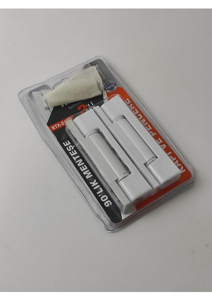 Pvc Pimapen Kapı Ve Pencere Menteşesi 2'Lik Set 90'Lık Menteşe Beyaz