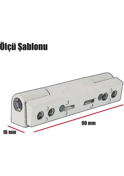 Pvc Pimapen Kapı Ve Pencere Menteşesi 2'Lik Set 90'Lık Menteşe Beyaz modelleri