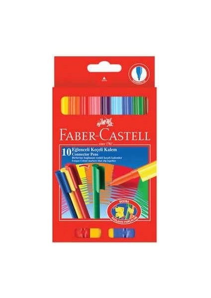 Faber-Castell Eğlenceli Keçeli Kalem 10'lu Paket