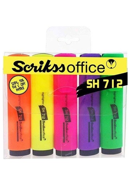 Scrikss SH712 Fosforlu Kalem 5'li