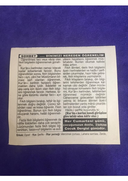 23 Kasım 2001 Takvim Yaprağı - Nostalji Koleksiyonluk Takvim Yaprağı B