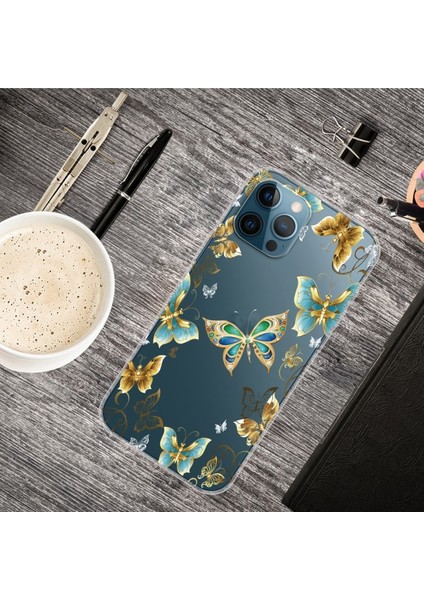 iPhone 13 Pro Max 6.7 Inç Uyumlu Ulta Ince Desen Baskılı Esnek Tpu Telefon Kılıfı - Çok Renkli (Yurt Dışından) fırsatları