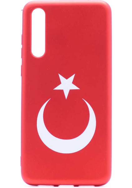 Huawei P20 Pro Kılıf Zore Bayrak Silikon Kılıf