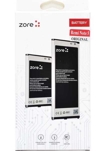 Xiaomi Redmi Note 5 Zore Tam Uyumlu Batarya modelleri