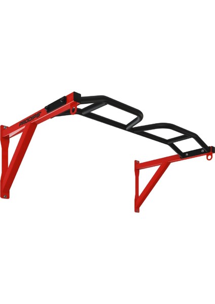 Pull Up Bar Multi Barfiks Duvar Red Black