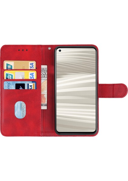 Sunsky Oppo Realme Gt2 Pro Için Deri Telefon Kılıfı (Kırmızı) (Yurt Dışından) fırsatları