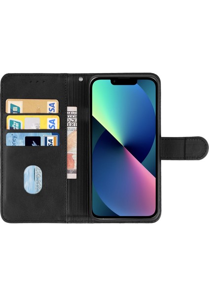 Deri Telefon Kılıfı Için Iphone 13 Mini (Siyah) (Yurt Dışından) modelleri