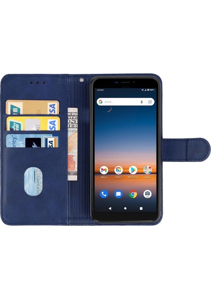 Kriket Boru / At & T Calypso 2 Için Deri Telefon Kılıfı (Mavi) (Yurt Dışından) modelleri