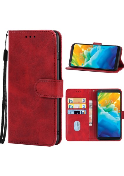 Sunsky Lg Stylo 4 Için Deri Telefon Kılıfı (Kırmızı) (Yurt Dışından)